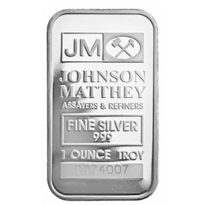 1 oz Johnson Matthey Silver Bar